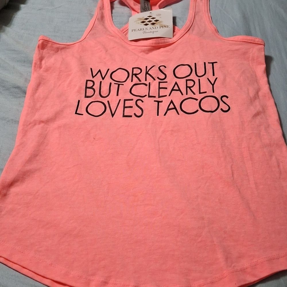Cotton Heritage Pink Graphic Tank Top (Rox095)